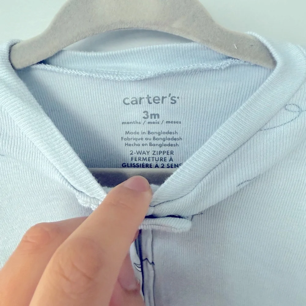 Carter's Baby Footie - Light Blue